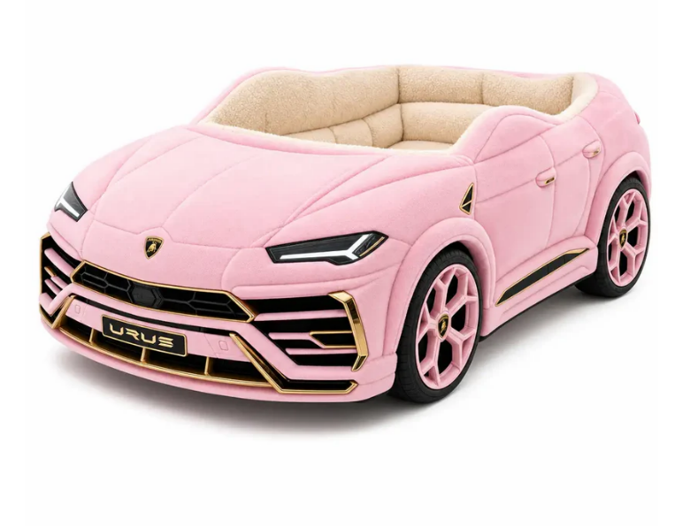 Urus Dog Bed - Pink